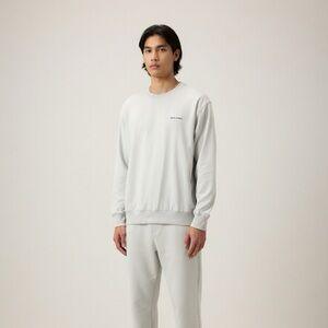 Santo Studio Men’s Performance Pullover Sweatshirt Size M Athleisure Activewear
